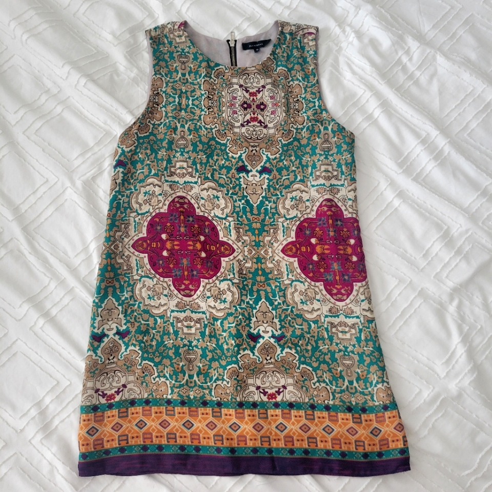 Boho Mini Chiffon Dress